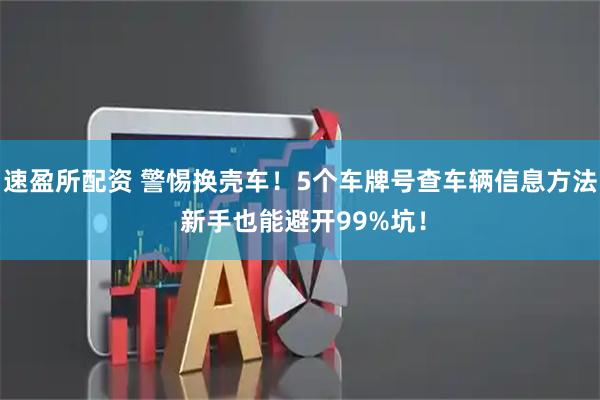 速盈所配资 警惕换壳车！5个车牌号查车辆信息方法 新手也能避开99%坑！