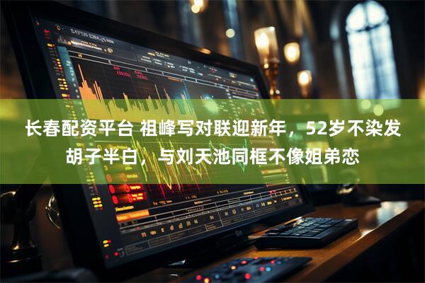 长春配资平台 祖峰写对联迎新年，52岁不染发胡子半白，与刘天池同框不像姐弟恋